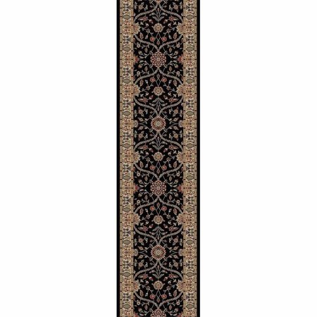 CONCORD GLOBAL 5 ft. 3 in. x 7 ft. 7 in. Jewel Voysey - Black 49035